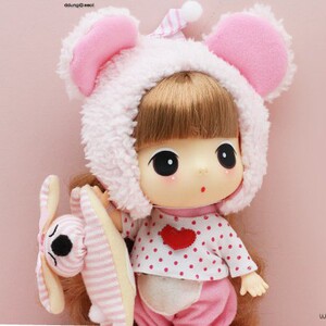 韩国ddung冬己迷糊娃娃正版 圣诞小睡熊宝宝 节日礼物创意送女友