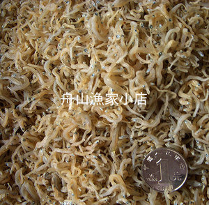 舟山特产海鲜  嵊泗细海蜒 原味 丁香鱼 小鱼干 江浙沪3件包邮
