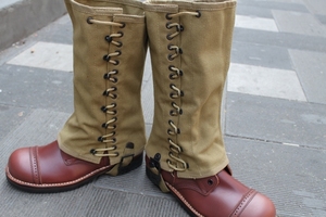 美国帆布绑腿 户外绑腿 野外训练品 影视道具游戏用