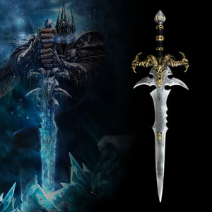 万圣节包邮兵器魔兽争霸道具剑霜之哀伤道具刀剑cosplay武器现