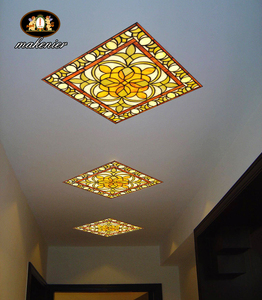 000人付款淘宝艺术玻璃吊顶玄关屏风走廊门厅过道隔断门窗壁灯壁画