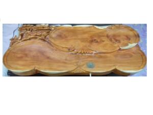 榧木雕刻茶盘 香榧木雕刻茶盘 正品榧木茶盘