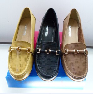 芭妮女鞋春款休闲时尚女鞋货号12265黑色牛皮断码清仓不议价