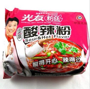 酸辣粉丝袋装光友