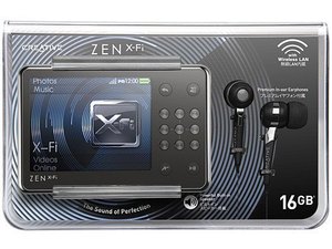美国原装 创新Creative Zen X-Fi MP3/MP4播放器|16GB|原装预定