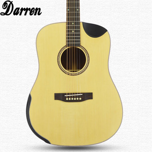 达伦吉他2014新款吉他上市.首款底价半缺角+护手吉它云杉面单.