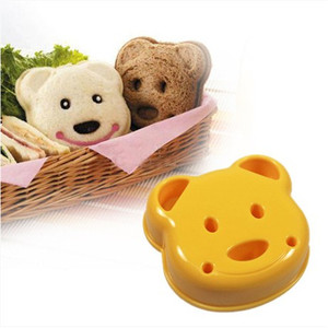 日本原装进口 迷你小熊三明治模具 口袋面包机 三文治面包制作器