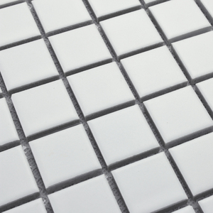 【真石】白色陶瓷马赛克卫生间电视背景墙墙贴客餐厅厨房阳台瓷砖