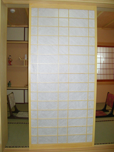 榻榻米格子门 和室障子纸门 日式格子推拉门 踏踏米移门
