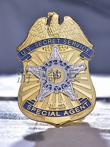 美国金属徽章 美国保镖徽章 大胸章