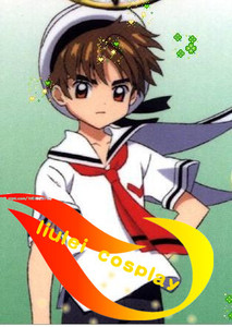 cosplay魔卡少女樱 -李小狼夏款校服儿童版105码 室