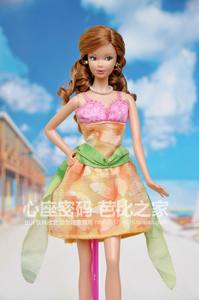芭比娃娃衣服拖尾