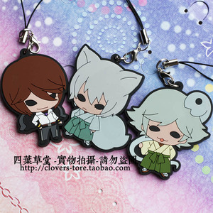 【15元3个】日单 元气少女缘结神 巴卫 瑞希 鞍马 橡胶挂件