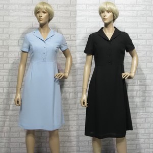 韩国原产安乃安女装 浅蓝、黑色连衣裙 初夏款 专柜正品