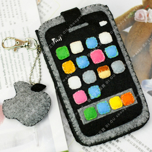妮妮diy不织布手工布艺 魔幻手机套 手机包 iphone手机套 材料包