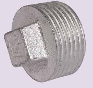 镀锌管堵 外螺纹堵头 自来水管堵头 堵头 丝堵 dn15-dn100