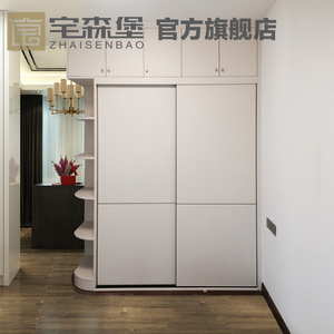 整体衣柜推拉门烤漆