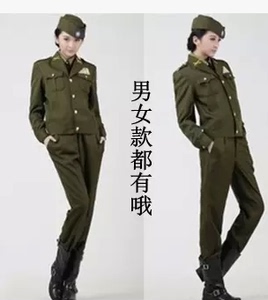 特价国民党女特务演出服女军官服装女特务表演服装美式军装演出服