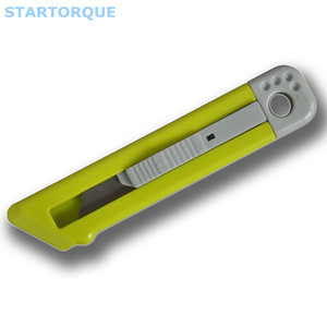 拓卡自动回弹安全刀安全弹簧纸刀便携自动收缩纸刀回缩美工开箱刀