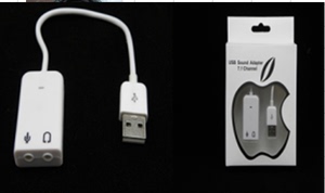 7.1声道USB声卡 带包装