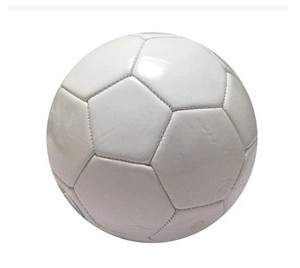 纯白色足球diy涂鸦足球3号4号5号彩绘足球签名球可定制logo开发票