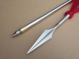 不锈钢杆红缨枪 龙头霸王枪 游龙枪 六合枪 太极长枪红缨长矛