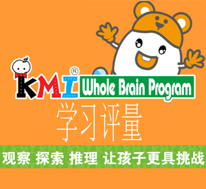 kmi脑力开发学习评量可立卡可力卡练习册台湾左右脑开发全脑开发