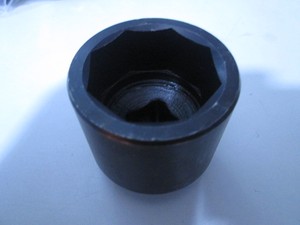 自行车电动车气动八角套筒1/2*50*36mm前叉螺母一号头碗组扳手