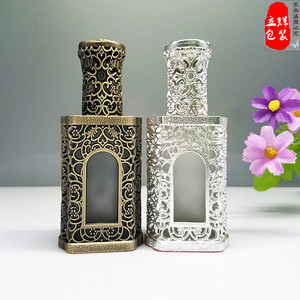 25ml高档喷雾香水瓶 化妆品磨砂玻璃瓶 复古镂空喷雾玻璃瓶子