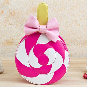 韩国可爱棒棒糖包包女童斜挎包宝宝蝴蝶结手提包幼儿园2-6岁书包