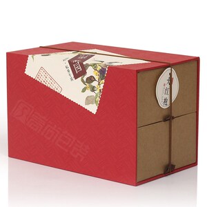 尚蓉包装2017礼盒牛皮纸创意通用双层盒超硬环保现货茶叶罐rs139图片