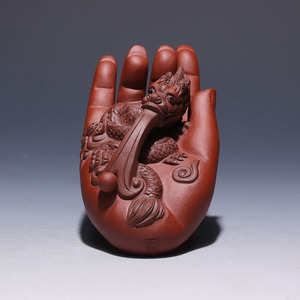 【永续】宜兴正品紫砂 茶宠茶道配件 实力派名家陈洪军 大权在握