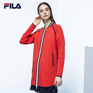fila斐乐女新款休闲运动中长款外套女|26731752