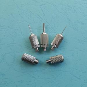 金属鲁尔卡套接头/点胶阀配件/m4/5/6/8外螺纹针头转接头/锁紧型