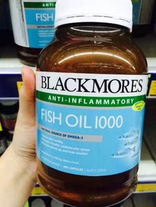 澳洲进口澳大利亚 澳佳宝blackmores深海鱼油原味无腥味400粒新版