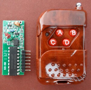 超再生带解码无线接收发射模块套件 无线遥控器sc2272l4 sc2272m4