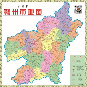 江西省赣州市地图