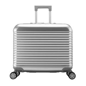 铝镁合金拉杆箱14寸金属旅行箱空姐登机箱17寸镁铝合金行李箱男女