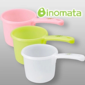 日本进口inomata  水瓢 水勺 塑料 水舀 宝宝婴儿洗澡水瓢 洗发杯