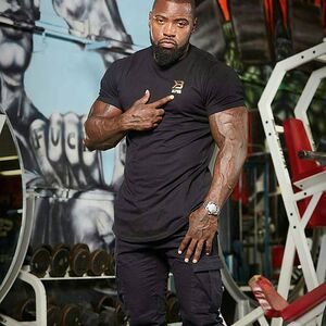 肌肉健身兄弟夏季杰瑞米健美运动休闲生活修身短袖t恤拉链新品狗