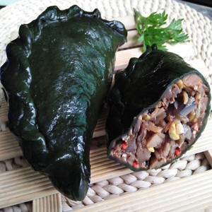 清明果麻叶果艾草果青团现做辣或不辣约1000g 艾饺江西特产包邮