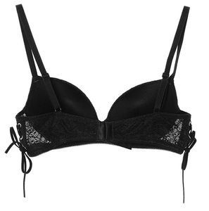欧美大牌 三角黑白蕾丝性感轻薄无感文胸 意大利 tezenis