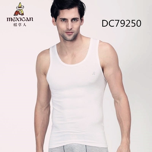 稻草人内衣男士超细莫代尔弹力背心打底运动汗衫修身背心dc85568