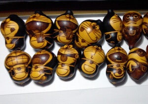 订制图案-葫芦军烙画-葫芦随型烫画哆啦a梦-机器猫