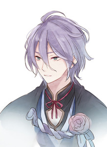 紫色层次短发 刀剑乱舞 歌仙兼定 cos假发