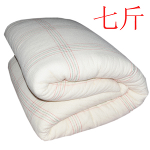7斤棉絮被褥 单人棉花褥子棉胎棉被芯 加厚保暖 家庭冬被床垫被子