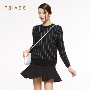 纳薇新款套装裙两件套长袖连衣裙春季款裙子1593601C2