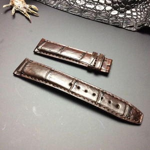 mz 鳄鱼皮手表带真皮 代用iwc万国葡萄牙飞行员专用款支持定制