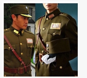 国军服装京剧沙家浜戏服二战美式军装智斗戏曲服阿庆嫂演出服装女