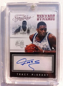 【阿伦出品】nba球星卡 麦迪10/10亲笔签名卡签字卡 最美卡签